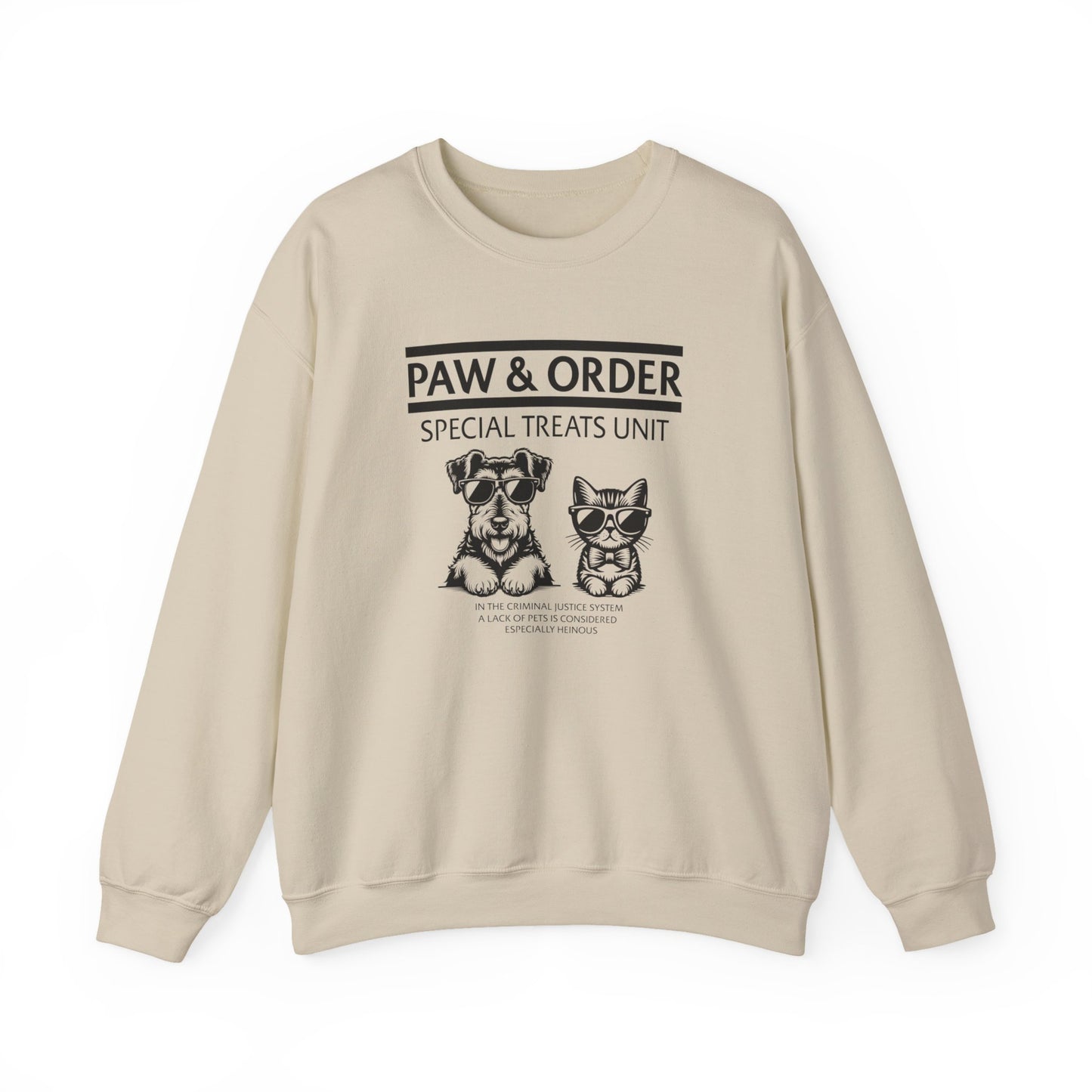 Paw and Order Crewneck Sweatshirt