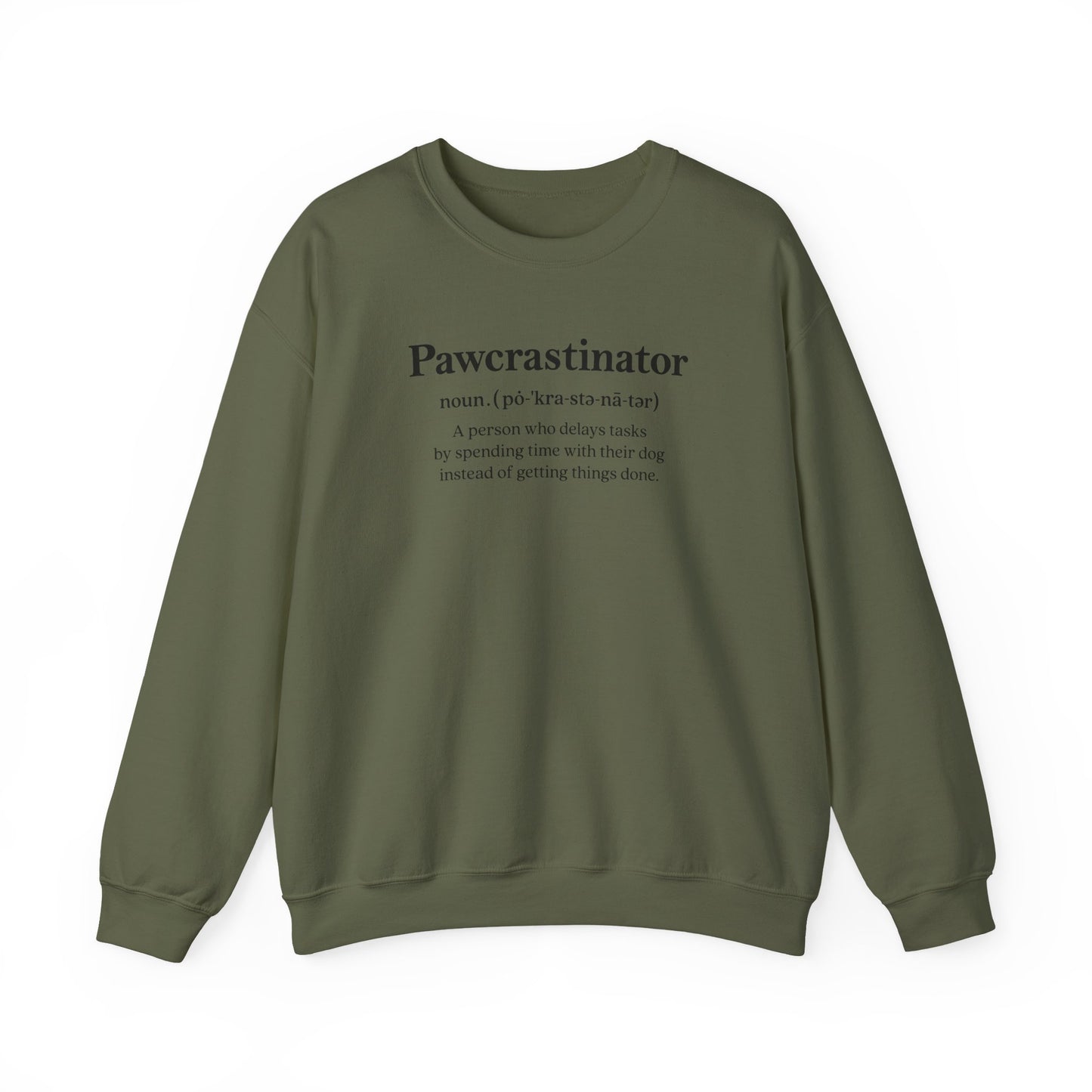 Pawcrastinator Crewneck Sweatshirt
