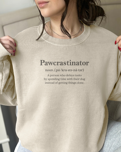 Pawcrastinator Crewneck Sweatshirt