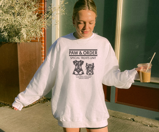 Paw and Order Crewneck Sweatshirt