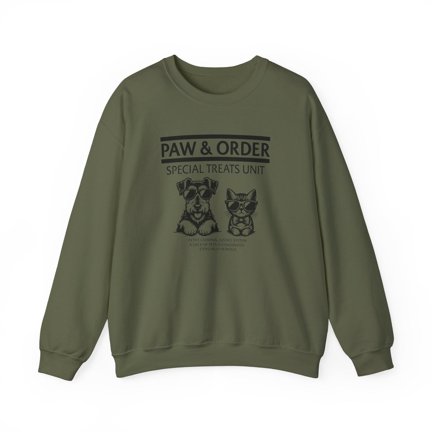 Paw and Order Crewneck Sweatshirt