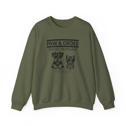 Paw and Order Crewneck Sweatshirt