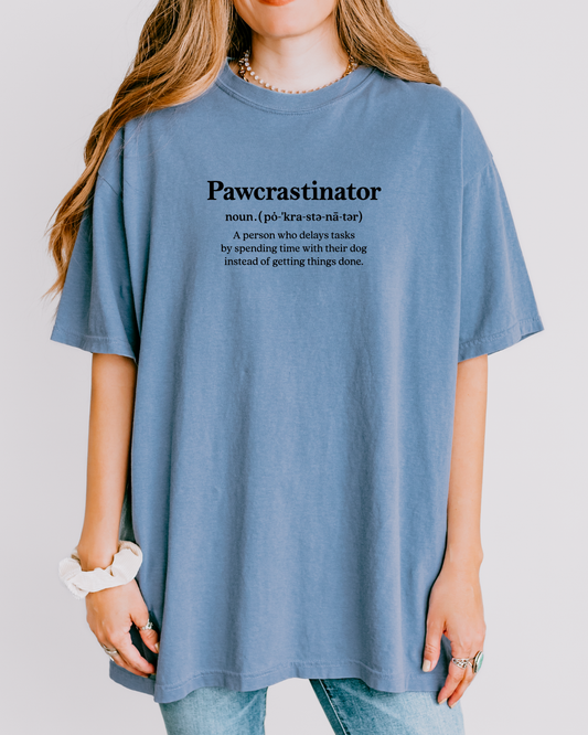 Pawcrastinator Comfort Colors T-shirt