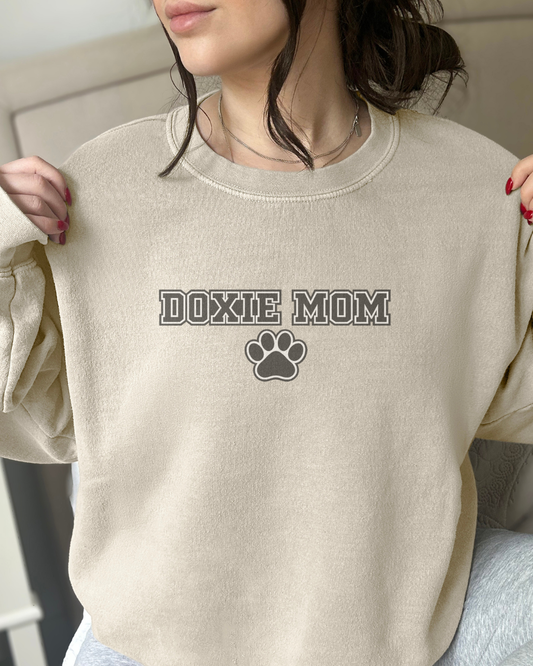 Doxie Mom Crewneck Sweatshirt